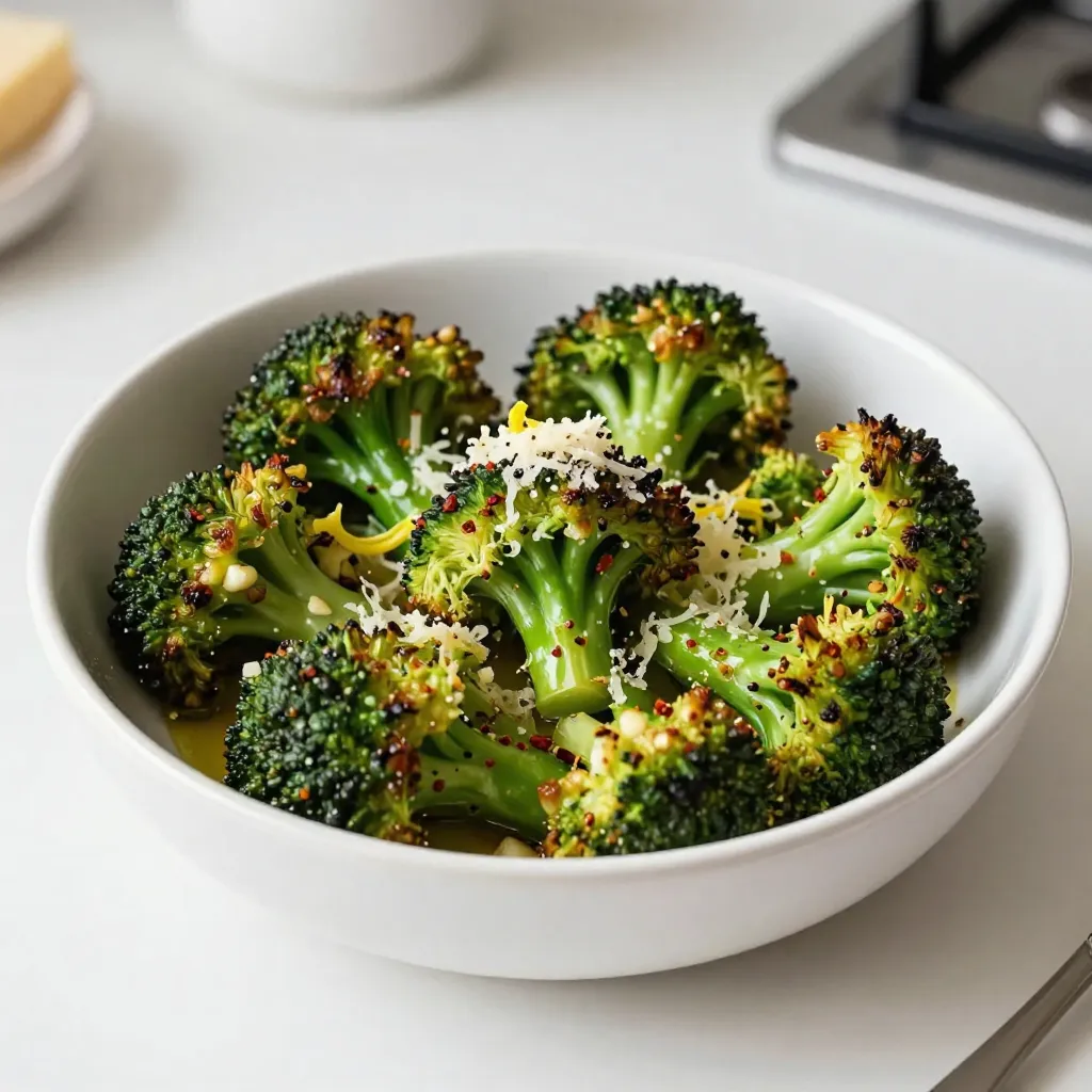 Roasted Garlic Parmesan Broccoli Tasty Flavor Boost