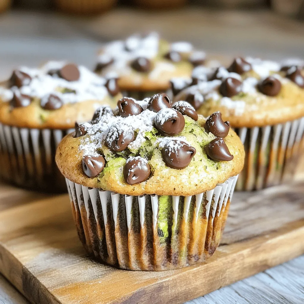 Zucchini Chocolate Chip Muffins Easy and Tasty Recipe