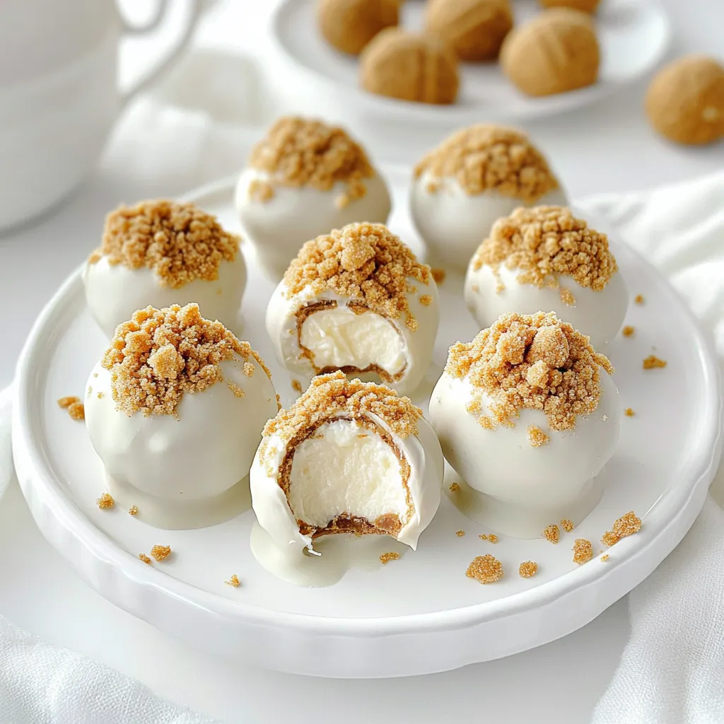 Biscoff Cheesecake Truffles No Bake for Delicious Treats