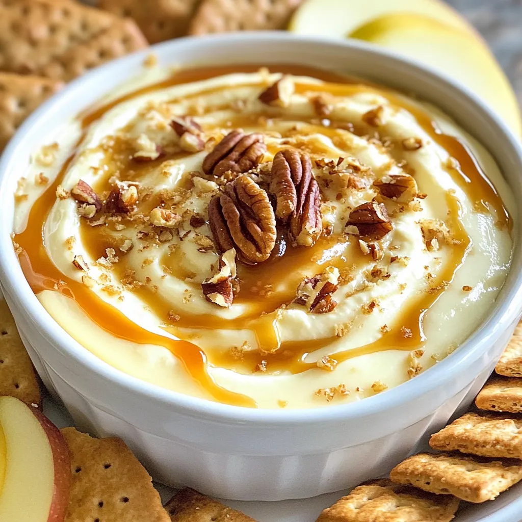 Caramel Pecan Cheesecake Dip Delightful and Easy Treat