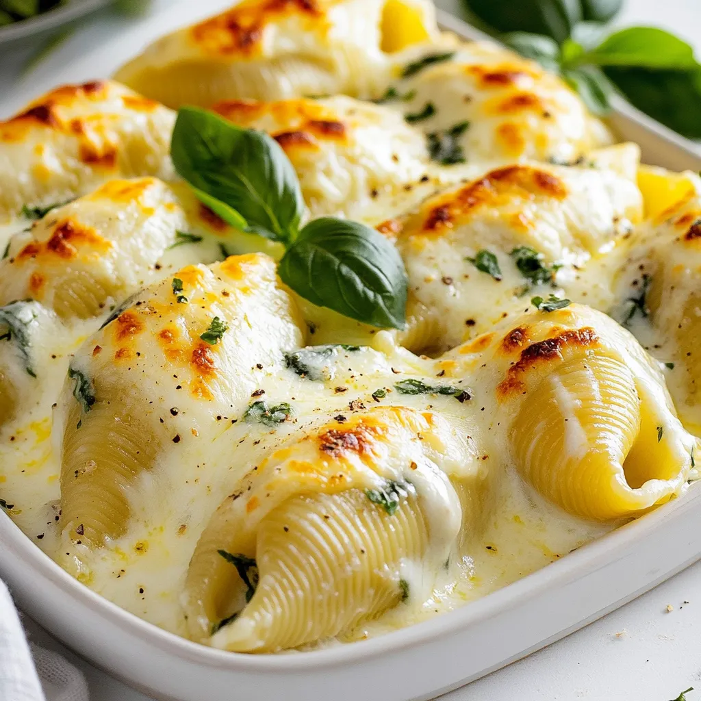 Creamy Alfredo Stuffed Shells Flavorful Family Meal