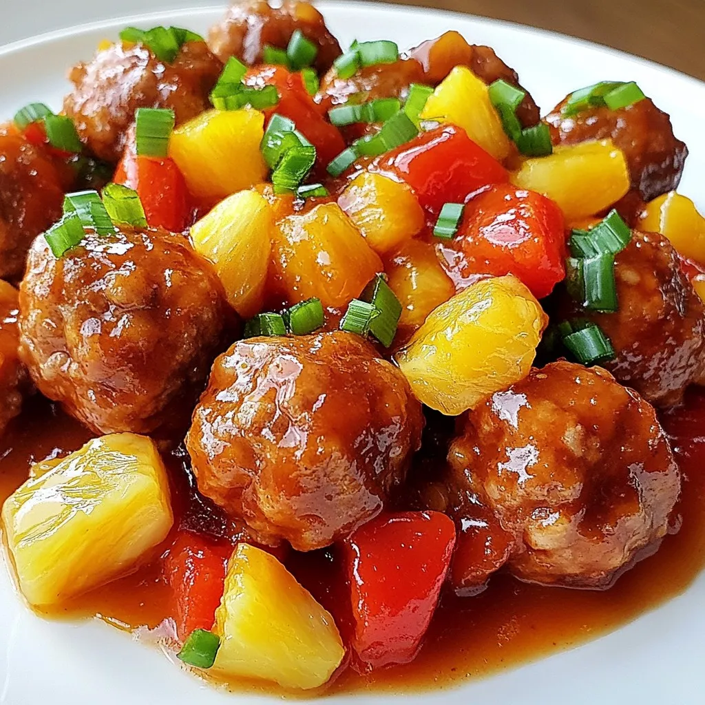 Savory Sweet &#038; Sour Meatballs Easy and Flavorful Dish
