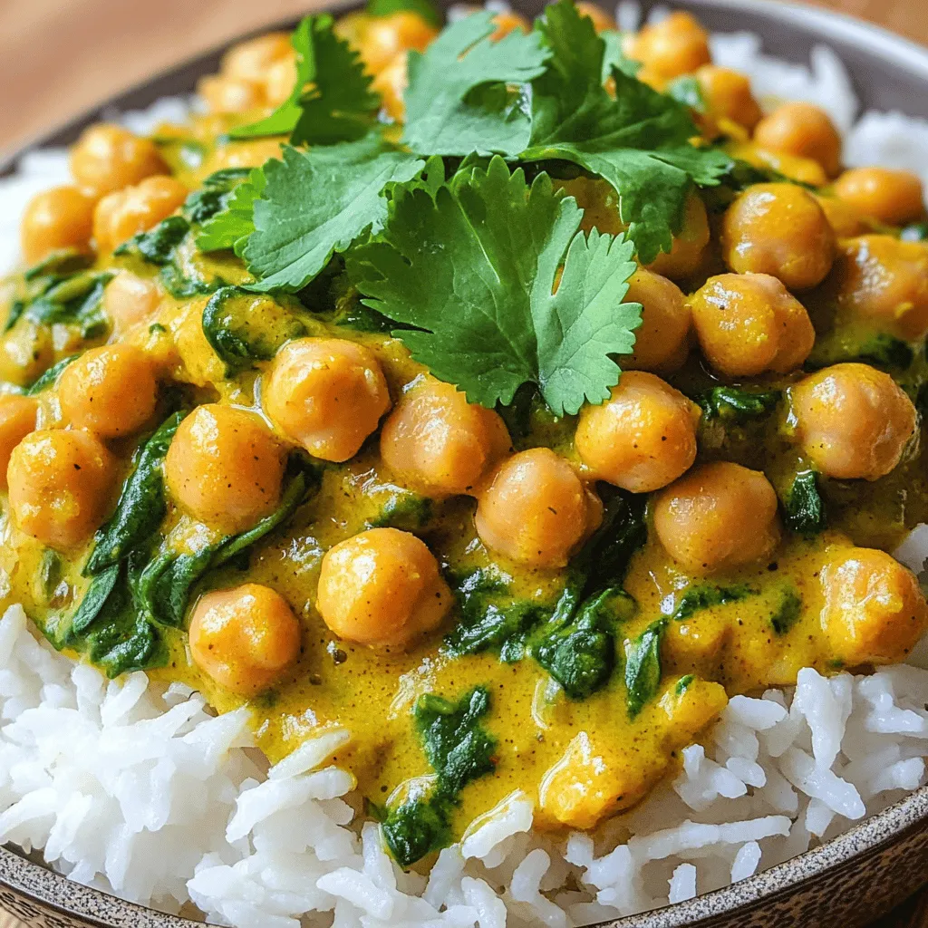 Coconut Curry Chickpeas Flavorful and Easy Recipe