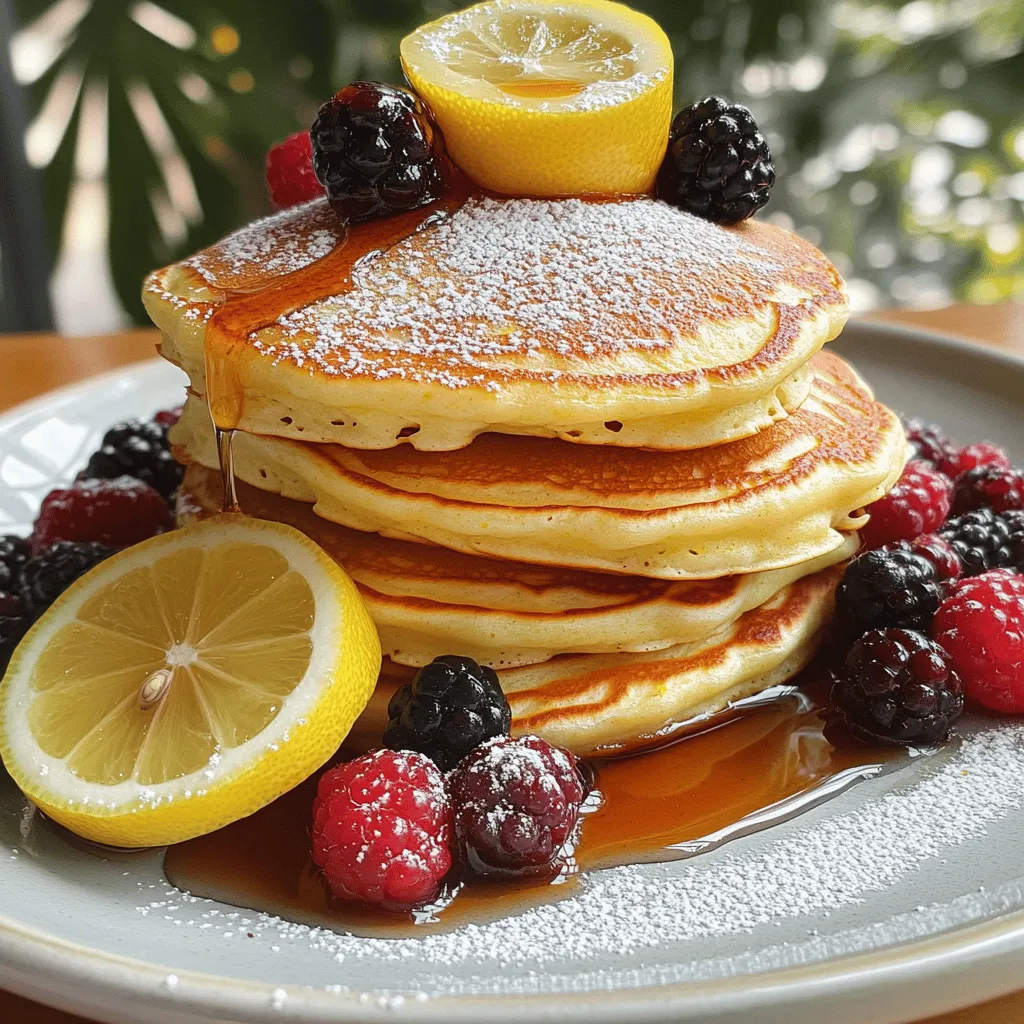 Lemon Ricotta Pancakes Fluffy and Delicious Meal