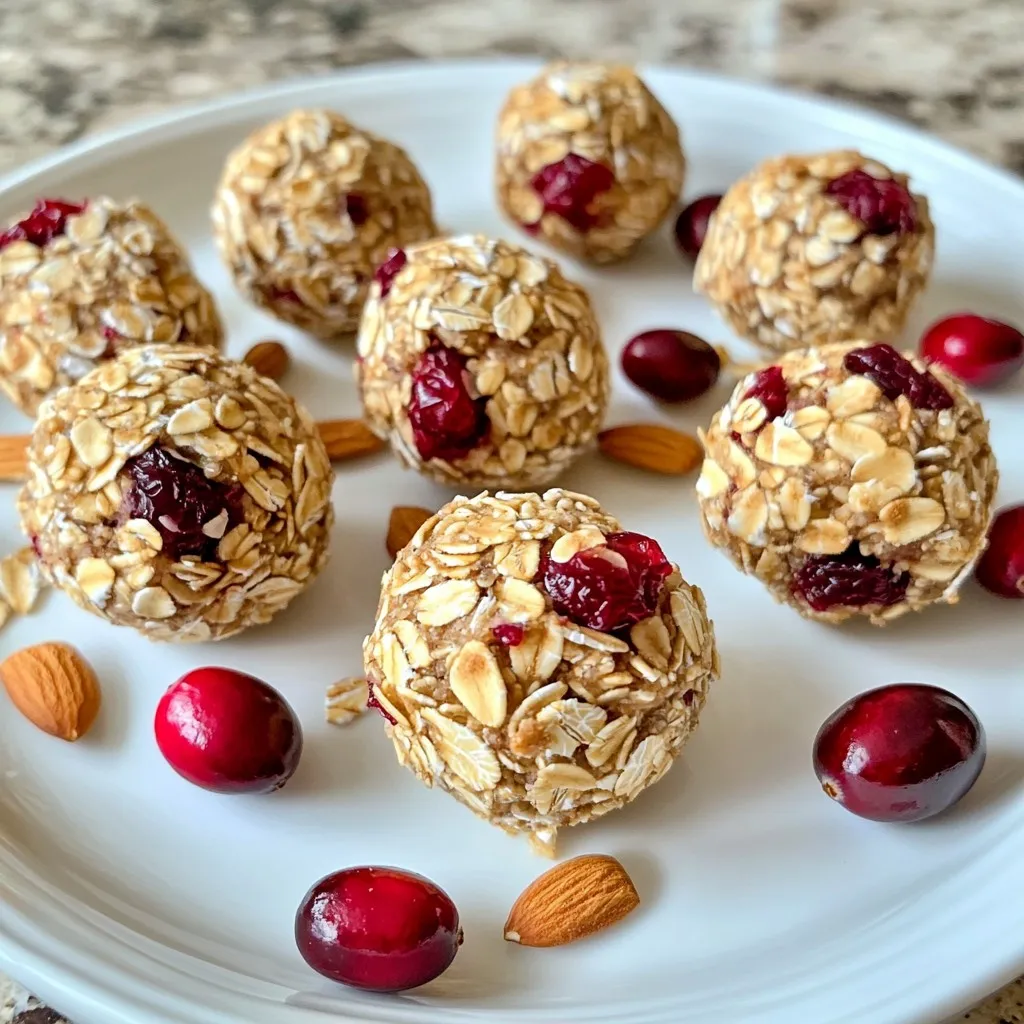 Cranberry Almond Energy Bites Nutritious Snack Idea
