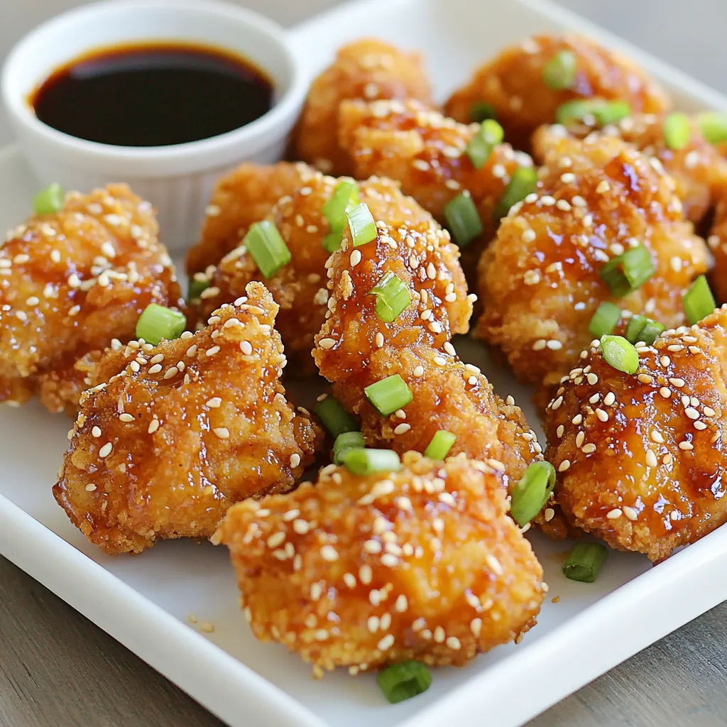 Crispy Sesame Chicken Bites Flavorful and Easy Recipe