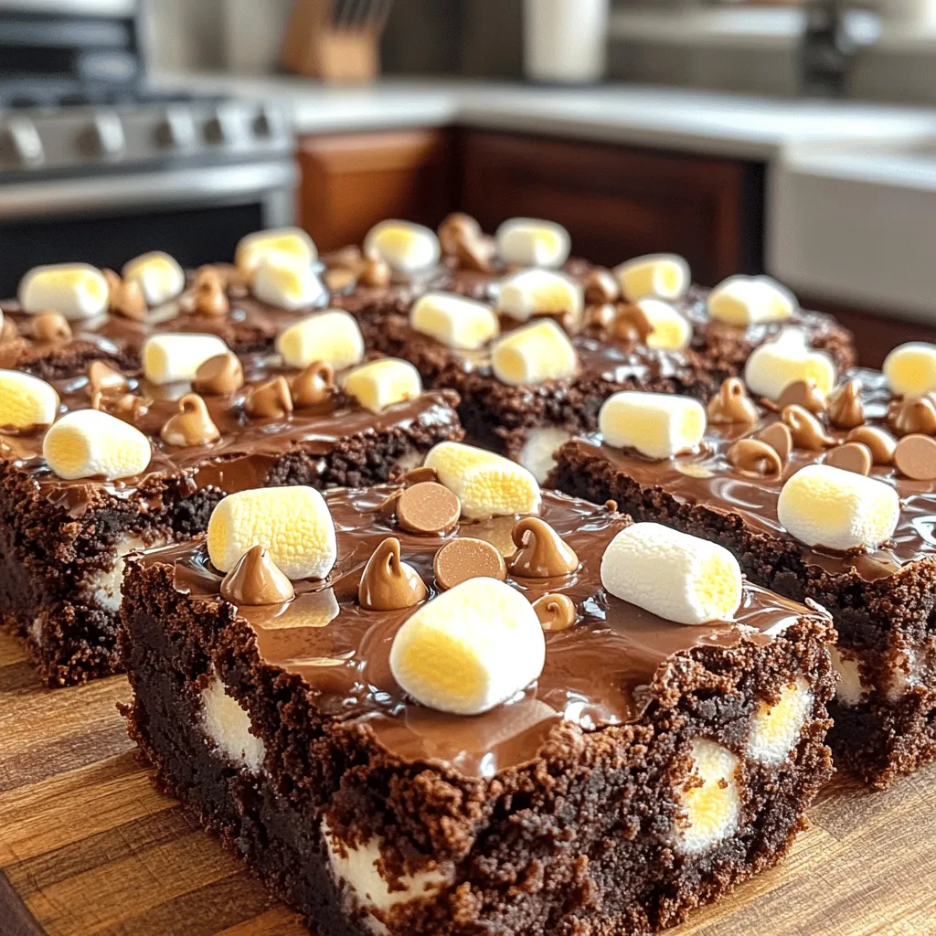 Marshmallow Frosted Brownies Irresistible Sweet Treat