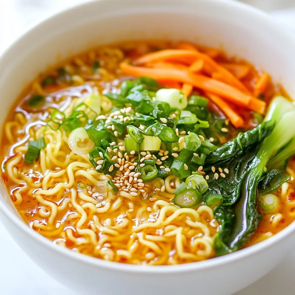 Spicy Garlic Ramen Noodles Bold and Flavorful Recipe
