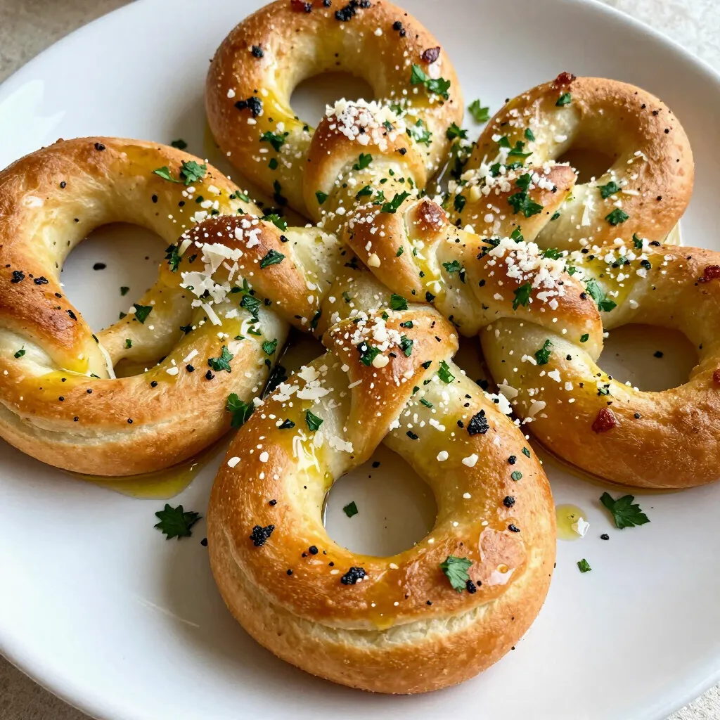 Herb Roasted Garlic Knots Simple and Flavorful Treat
