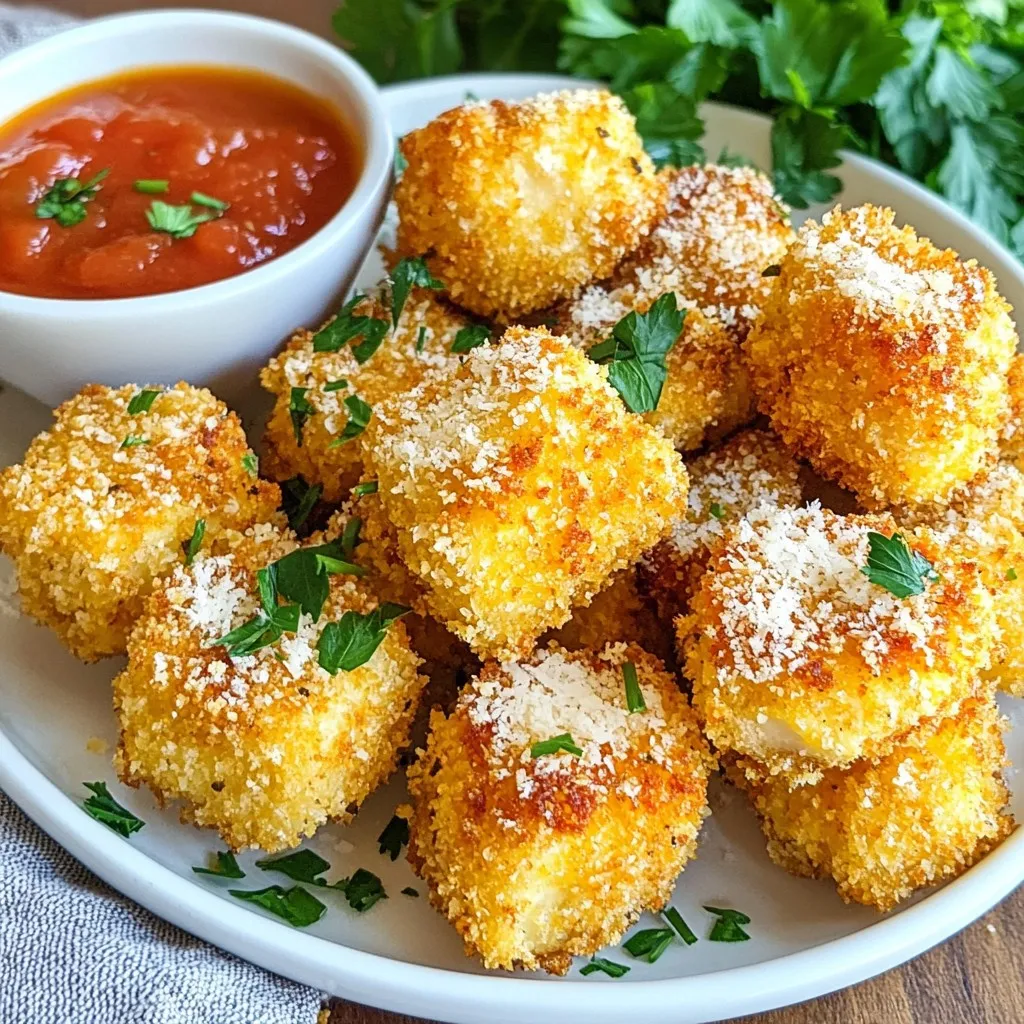 Garlic Parmesan Chicken Bites Crispy and Flavorful Snack