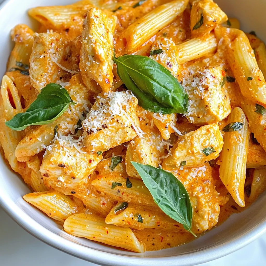 Chicken Penne Alla Vodka Flavorful and Easy Recipe
