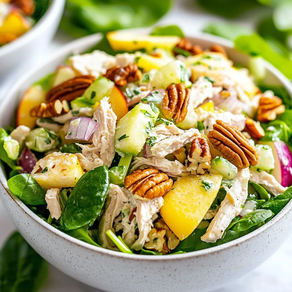 Savory Apple Pecan Chicken Salad Simple and Fresh Dish