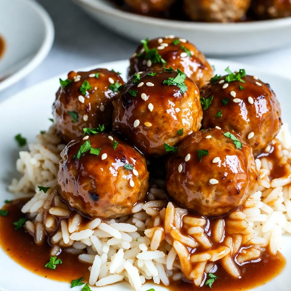 Honey Garlic Turkey Meatballs Savory and Easy Recipe