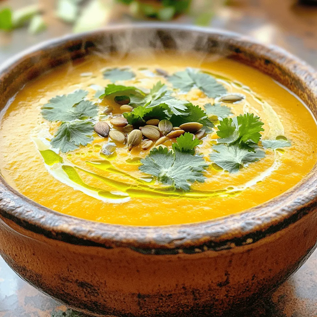 Creamy Roasted Pumpkin Soup With Coconut Milk Delight