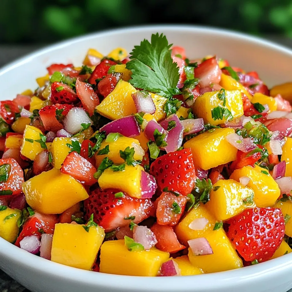 Savory Strawberry Mango Salsa Fresh and Flavorful Dip