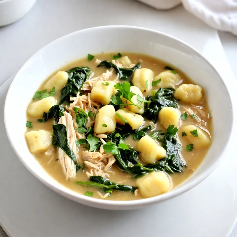Creamy Chicken Gnocchi Soup Rich and Flavorful Recipe