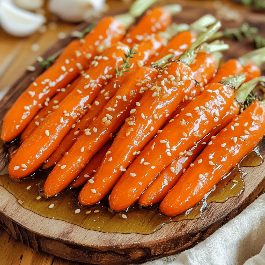 Honey Garlic Roasted Carrots Delightful and Easy Dish