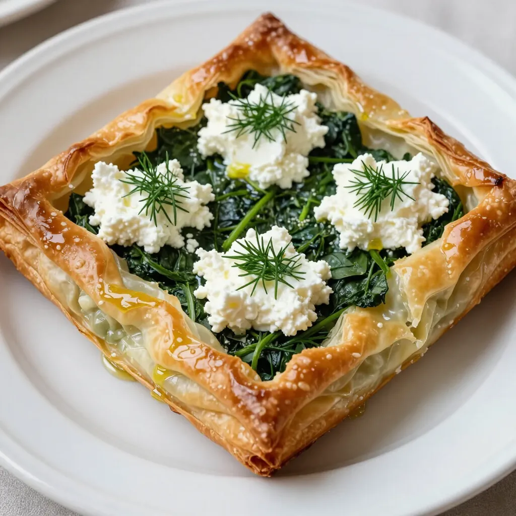 Greek Spinach Pie Spanakopita Flavorful and Easy Recipe