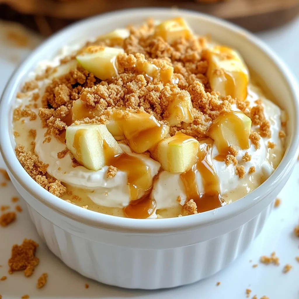 Caramel Apple Cheesecake Dip Tasty Fall Treat