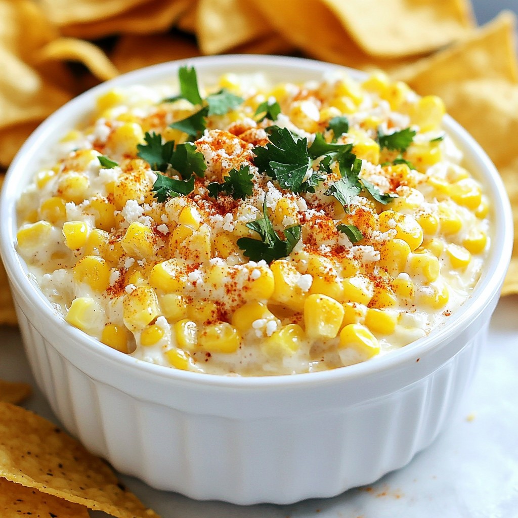 Mexican Street Corn Dip Flavorful and Easy Recipe
