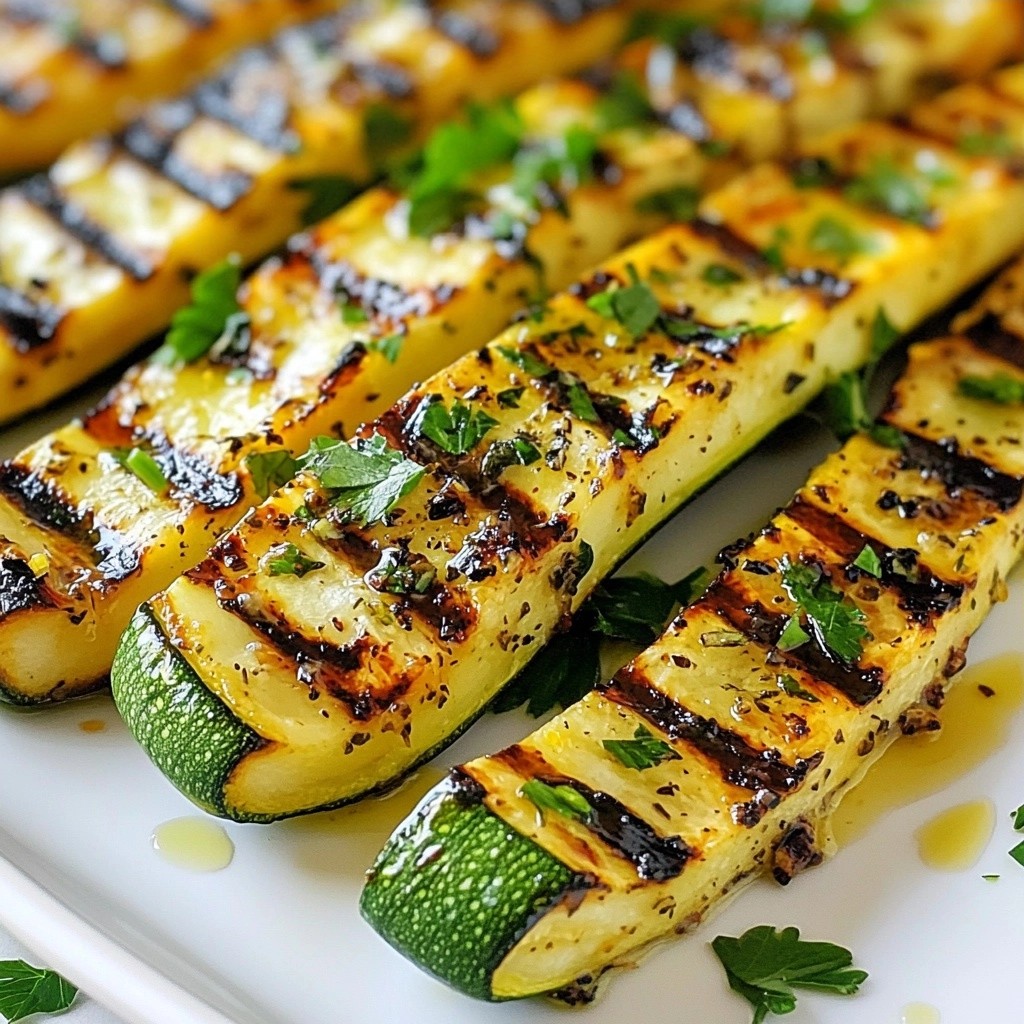 Healthy Dinners Lemon Pepper Grilled Zucchini Delight