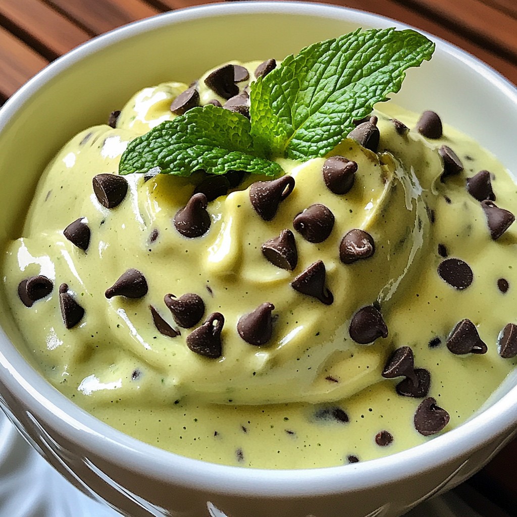 Mint Chocolate Chip Nice Cream Delightful and Creamy Treat