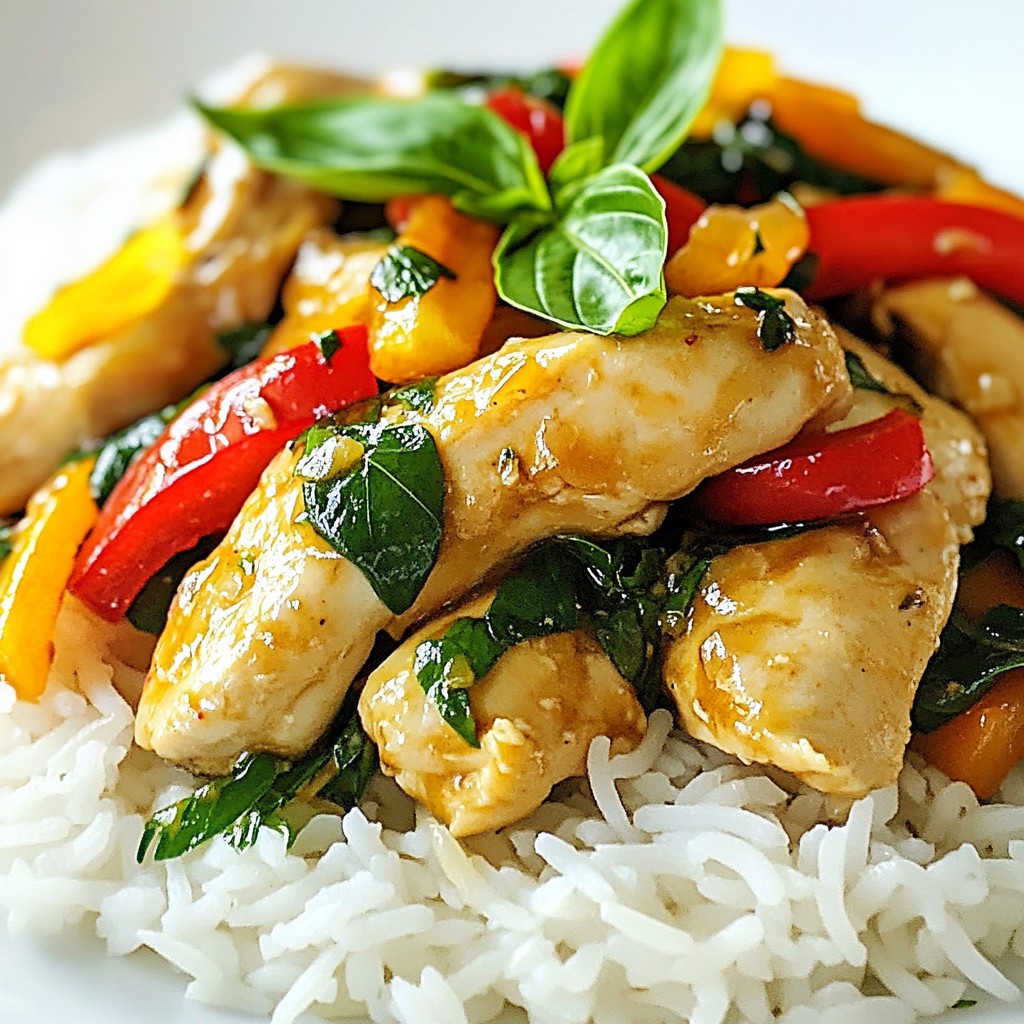 Thai Basil Chicken Flavorful and Simple Recipe Guide