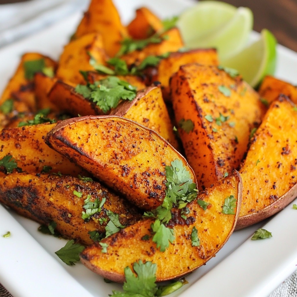 Roasted Sweet Potato Wedges Flavorful and Easy Recipe