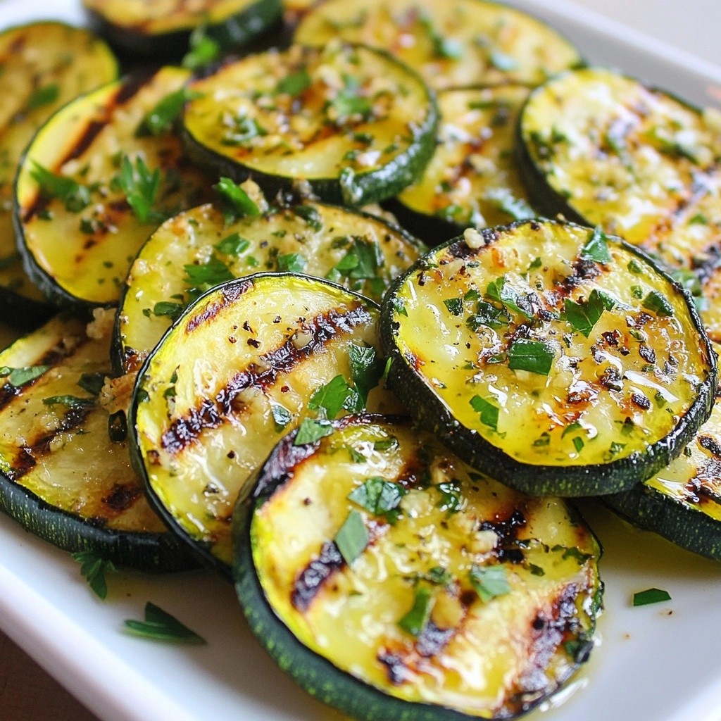 Fresh Dinner Recipes Lemon Garlic Grilled Zucchini Bliss