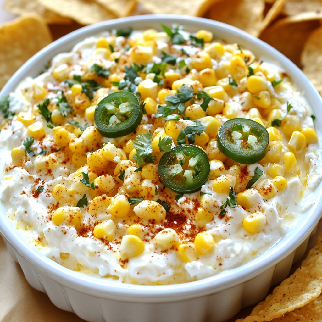 Mexican Street Corn Dip Creamy and Flavorful Treat
