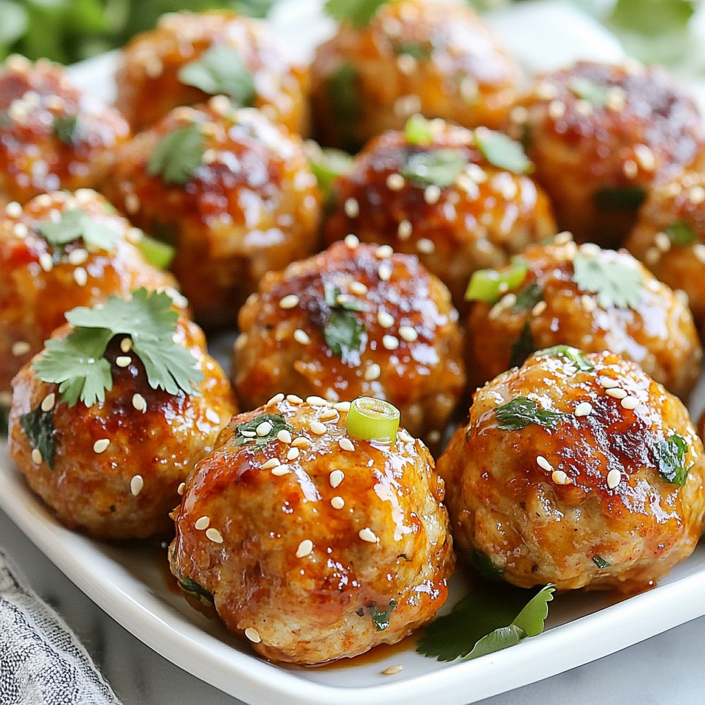 Sweet Chili Turkey Meatballs Quick and Tasty Recipe