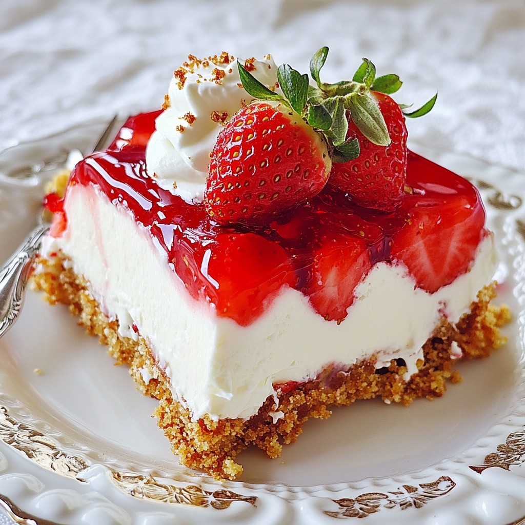 Strawberry Pretzel Salad Delightful and Easy Dessert