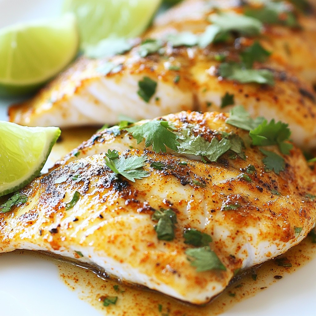 Family dinners Chili Lime Grilled Tilapia Delight