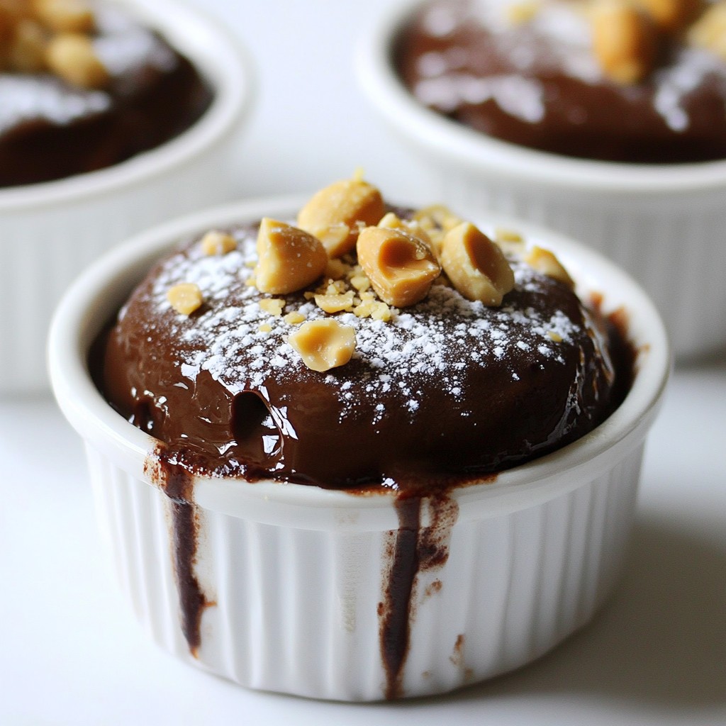 Chocolate Peanut Butter Lava Cake Indulgent Delight