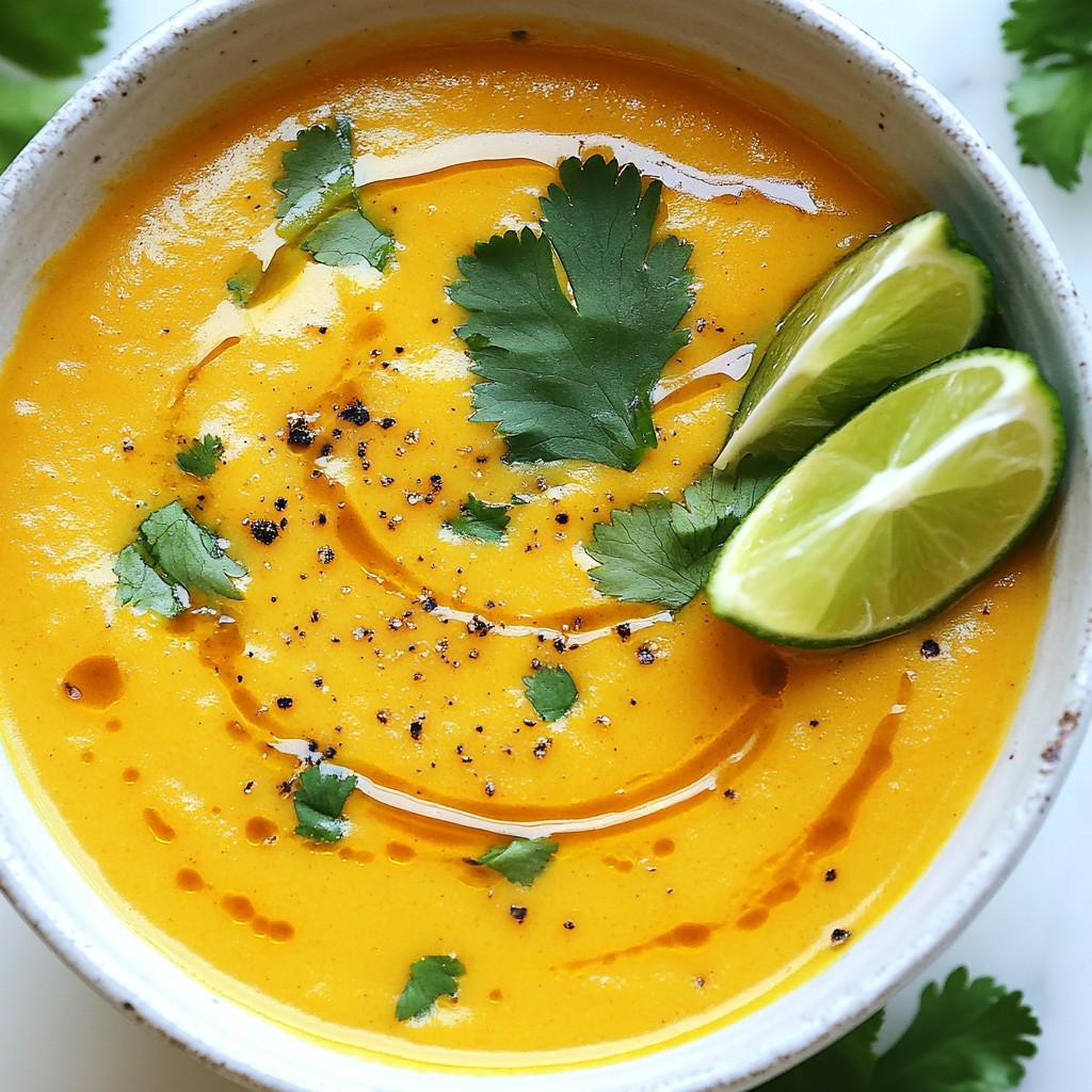 Coconut Curry Butternut Squash Soup Flavor Explosion