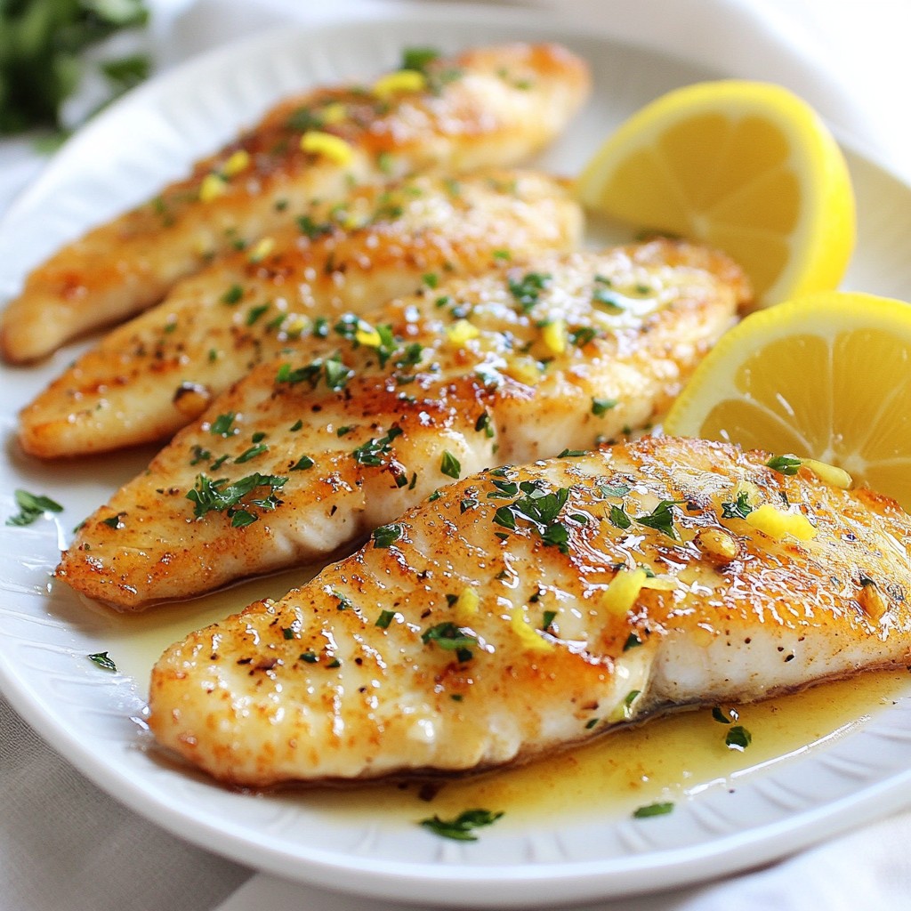 Quick Dinners Lemon Garlic Tilapia Fillets Delight