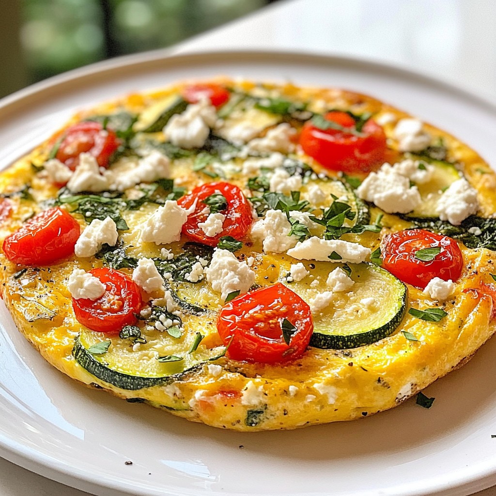 Meal Prep Dinners Roasted Vegetable Frittata Delight