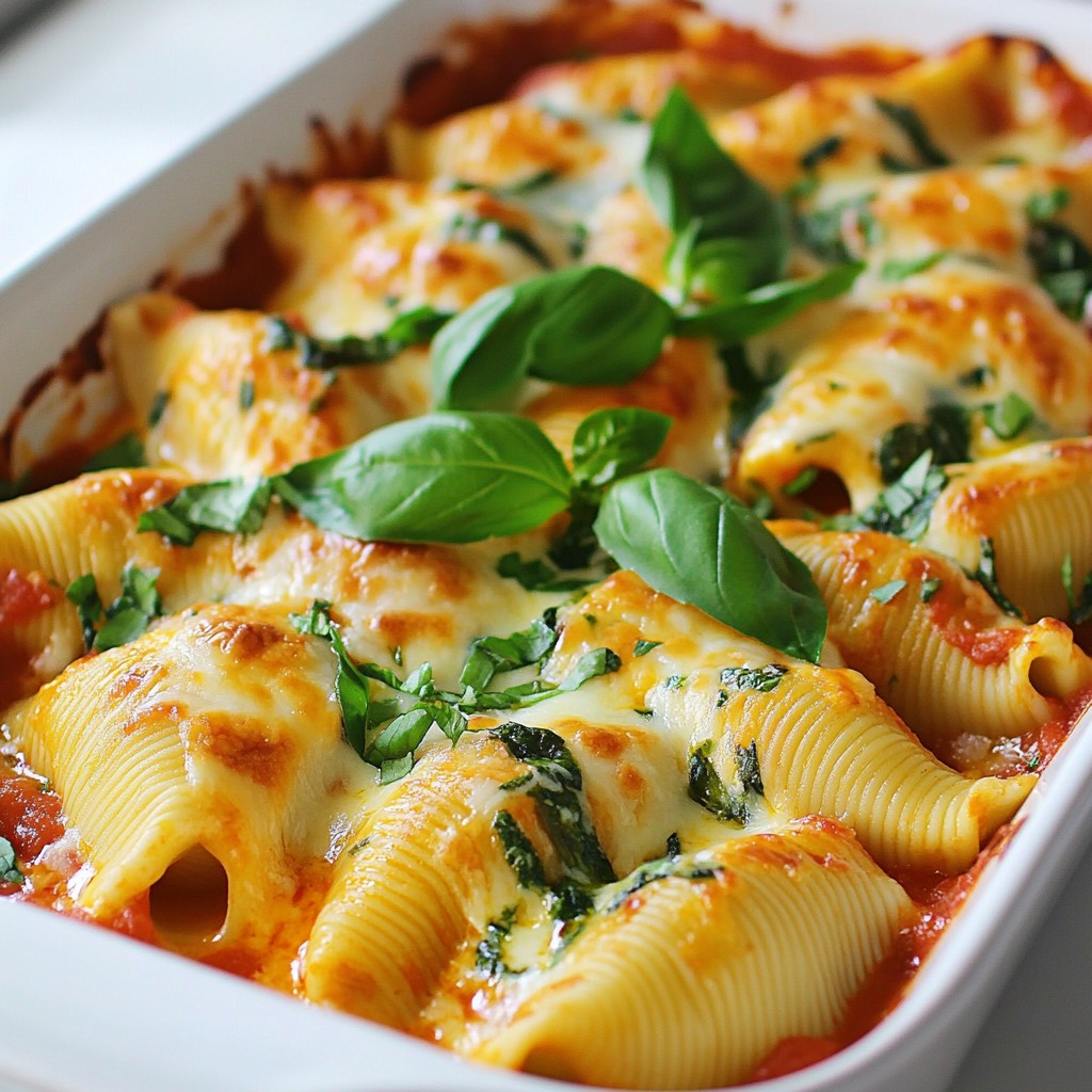 Creamy Spinach Stuffed Shells Flavorful and Easy Recipe