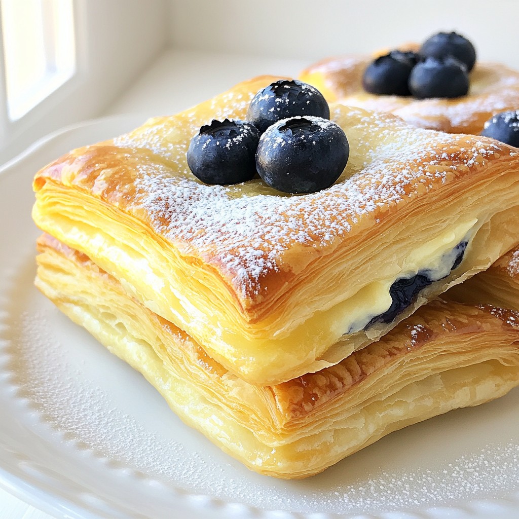Blueberry Cream Cheese Danishes Delicious and Easy