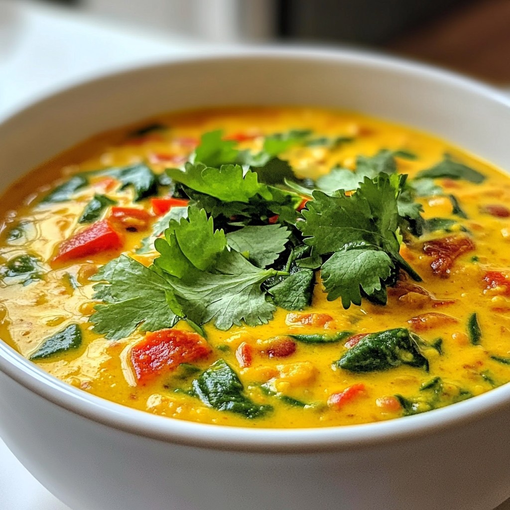 Creamy Coconut Lentil Curry Flavorful and Simple Dish