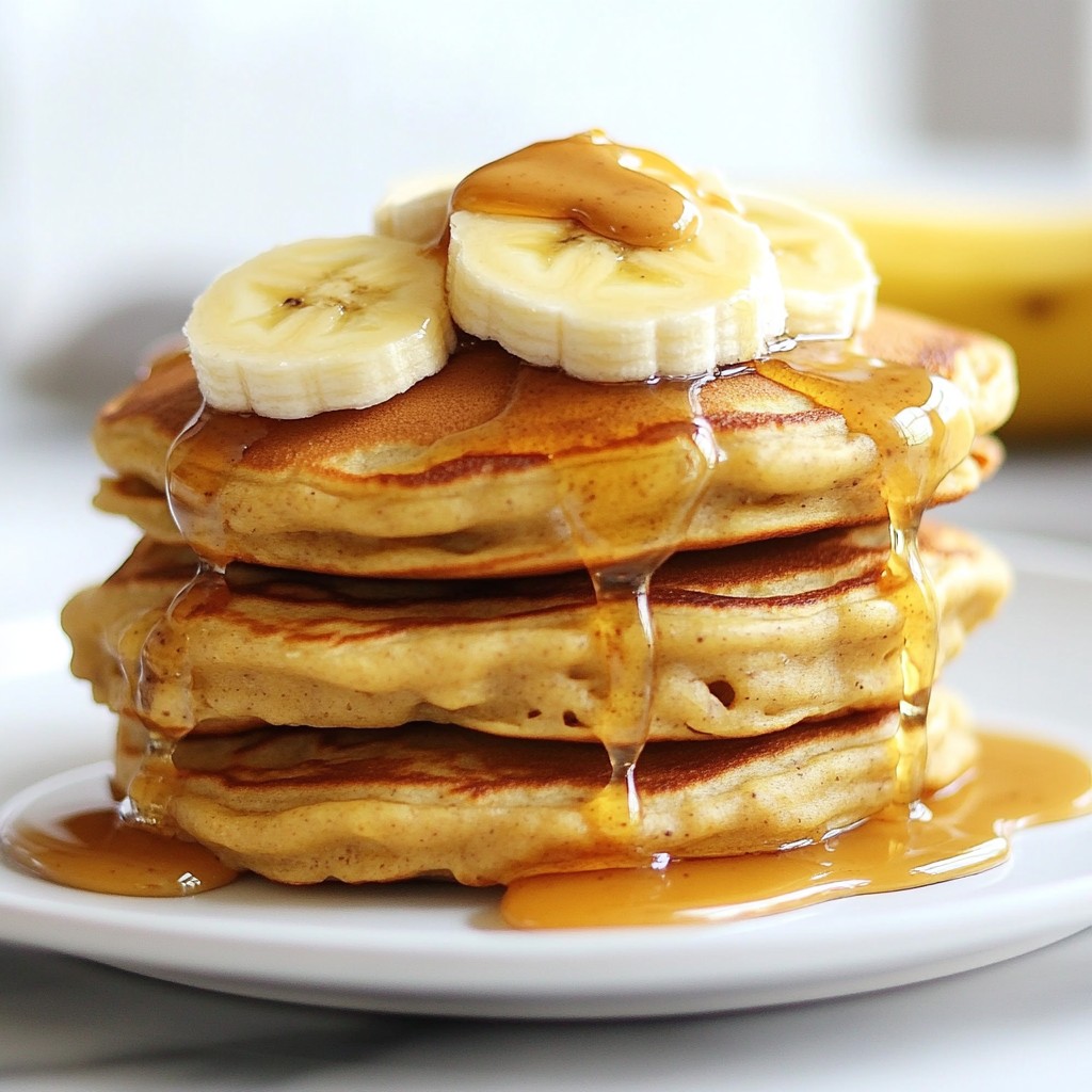 Peanut Butter Banana Protein Pancakes Simple Delight