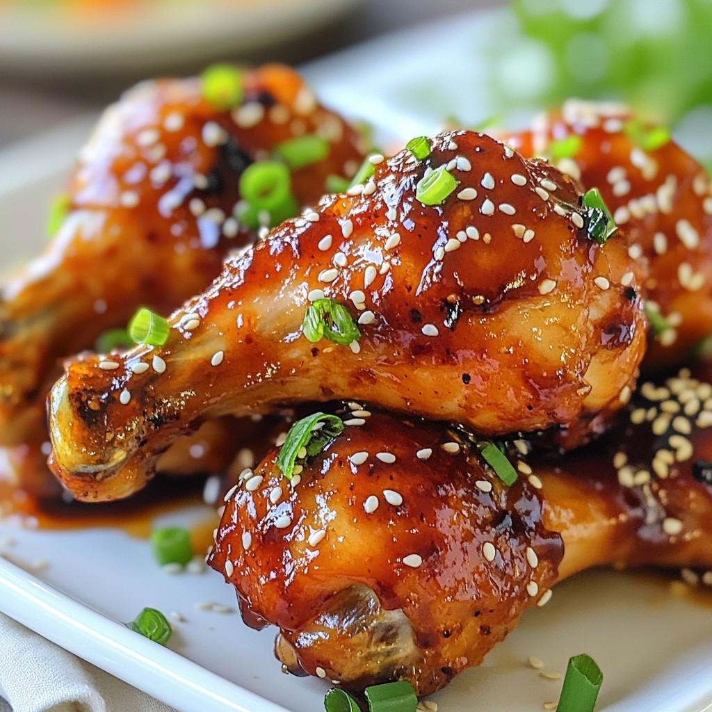 Sriracha Honey Drumsticks Juicy and Flavorful Feast