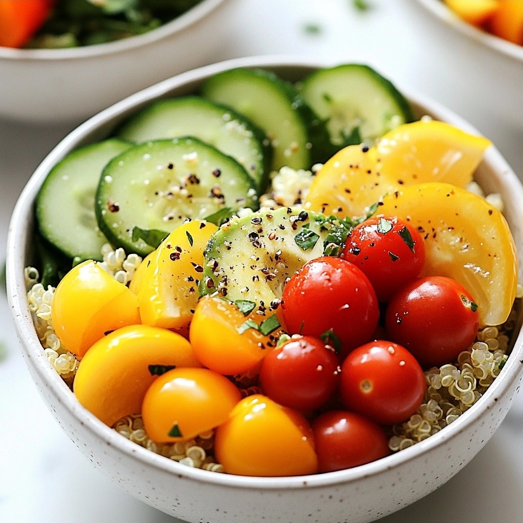 Meal Prep Dinners Veggie-Packed Quinoa Bowls Recipe