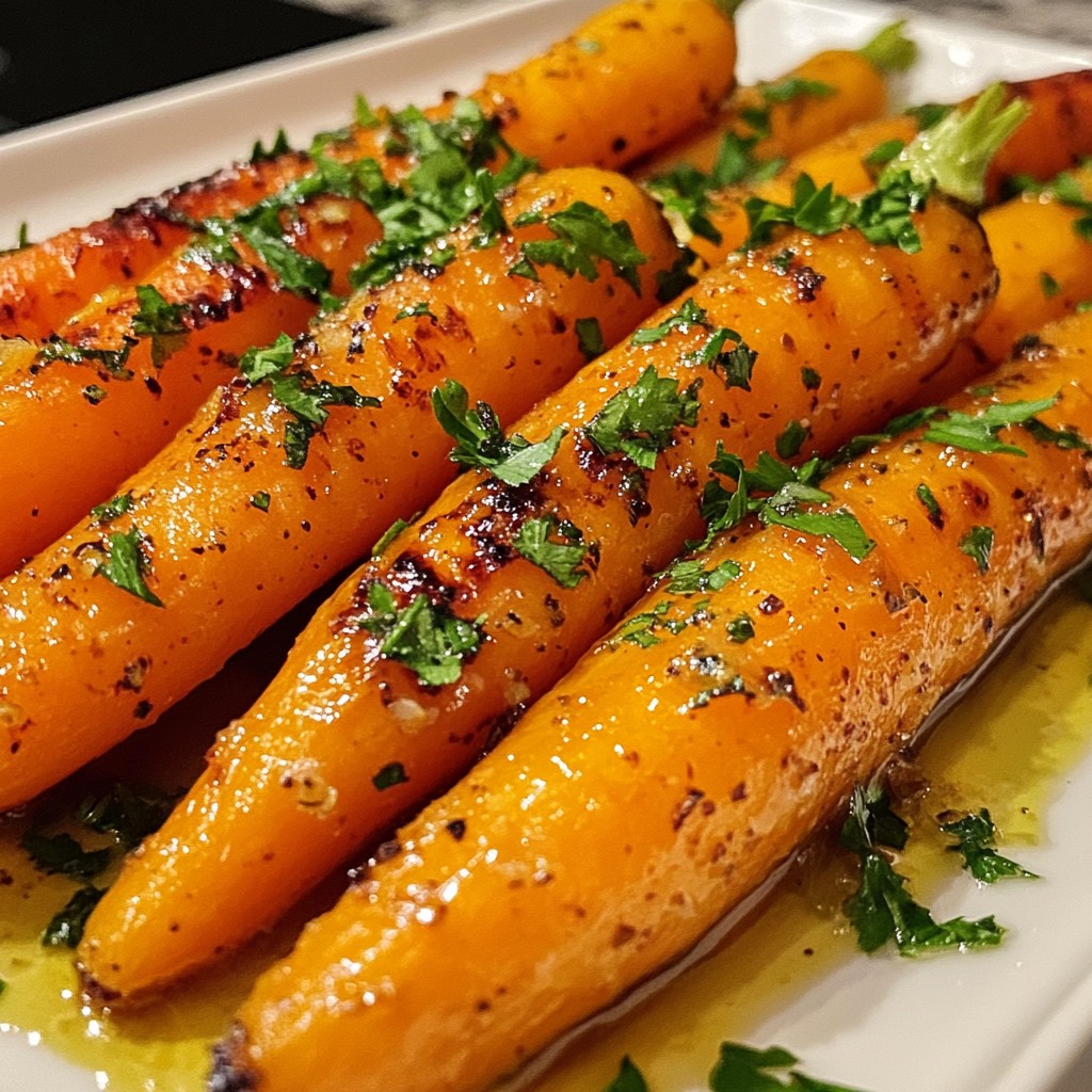 Honey Garlic Roasted Carrots Tasty Side Dish Recipe