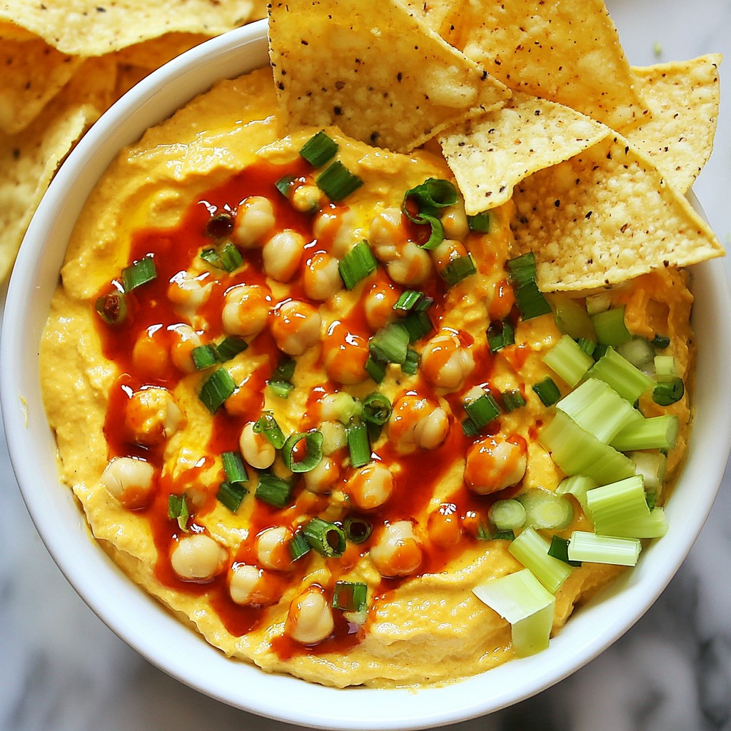 Vegan Buffalo Chickpea Dip Flavorful and Fun Snack