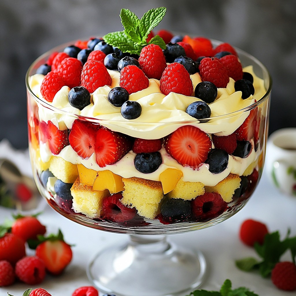 Summer Berry Trifle Delightful and Easy Dessert Recipe