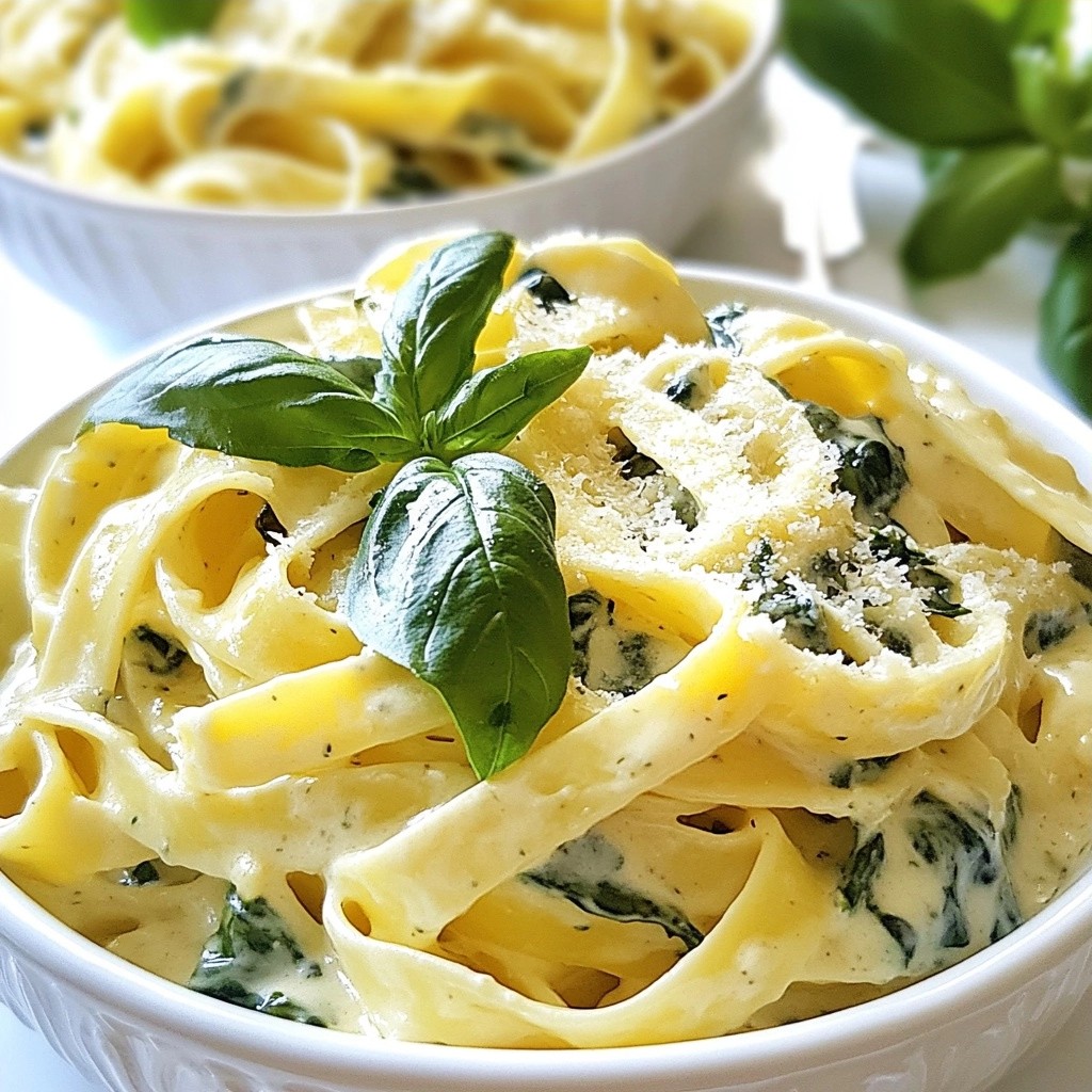 Creamy Parmesan Spinach Pasta Family Dinner Delight