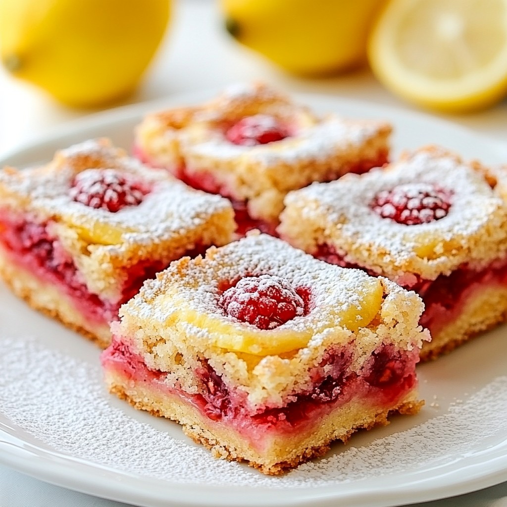 Raspberry Lemonade Bars Simple and Tasty Treat