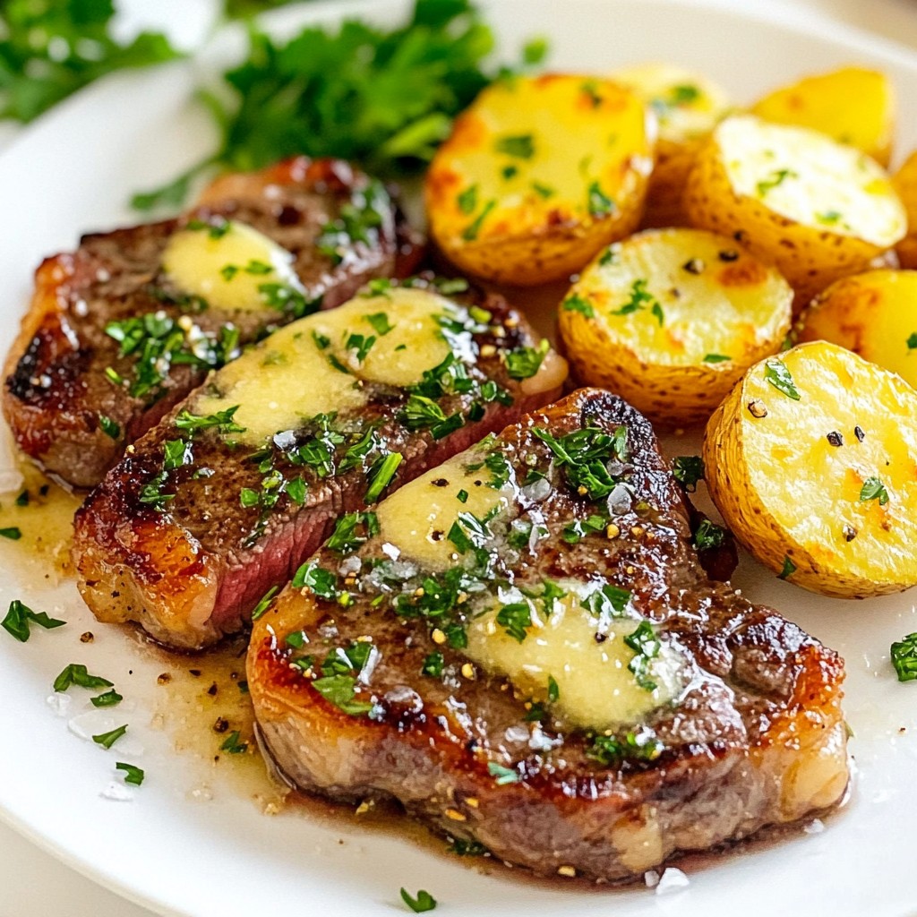 Garlic Butter Steak and Potatoes Simple Family Meal