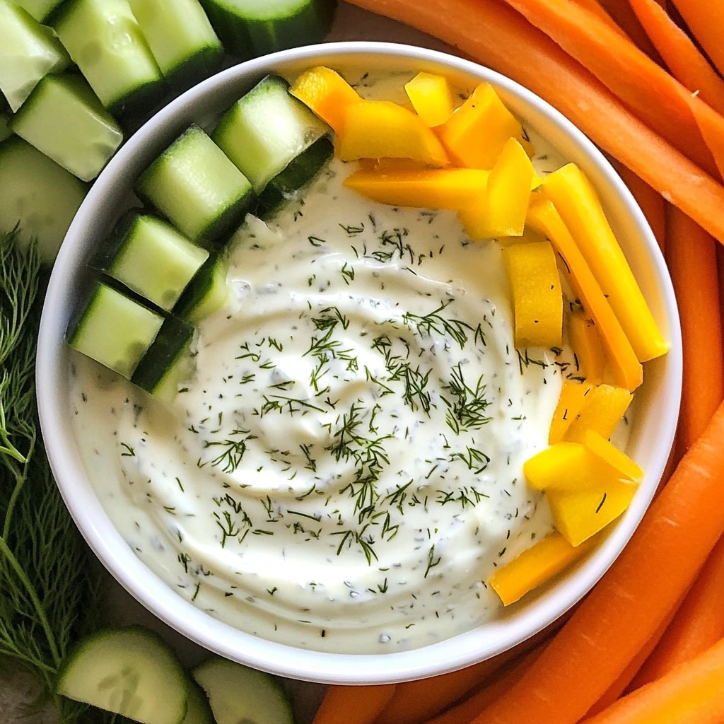 Flavorful Greek Yogurt Ranch Dip for Any Occasion